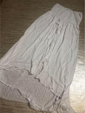3121 RAVIYA Tube Dress Cover-Up WHITE size S new